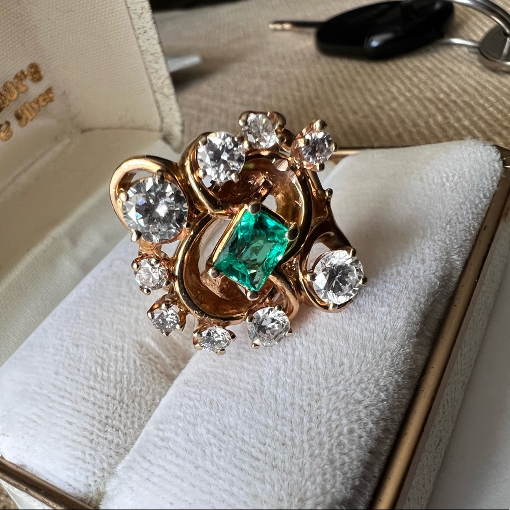 Antique Gold diamond Ring